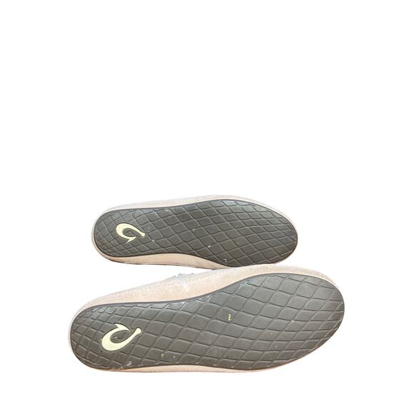 Women's Olukai leather and shearling slippers size 7 - Picture 4 of 6